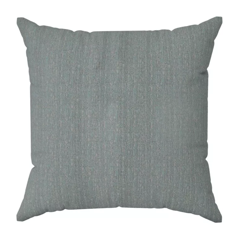 Poszewka szyta popielato miętowa z eleganckiej tkaniny w nieregularny drobny wzór