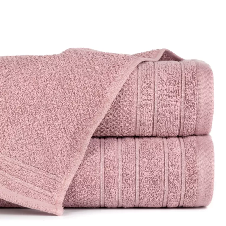 Ręcznik do rąk 30x50 cm bawełniany kolor liliowy z błyszczącą bordiurą 500 g/m2 GLORY 3