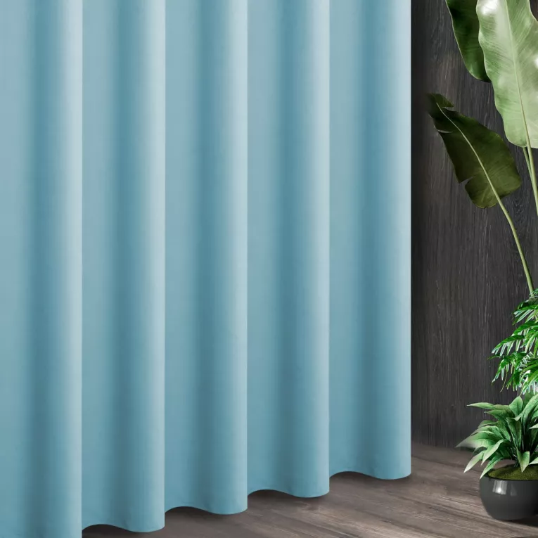 Tkanina zasłonowa ADORE gładka i miękka w dotyku o welurowej strukturze