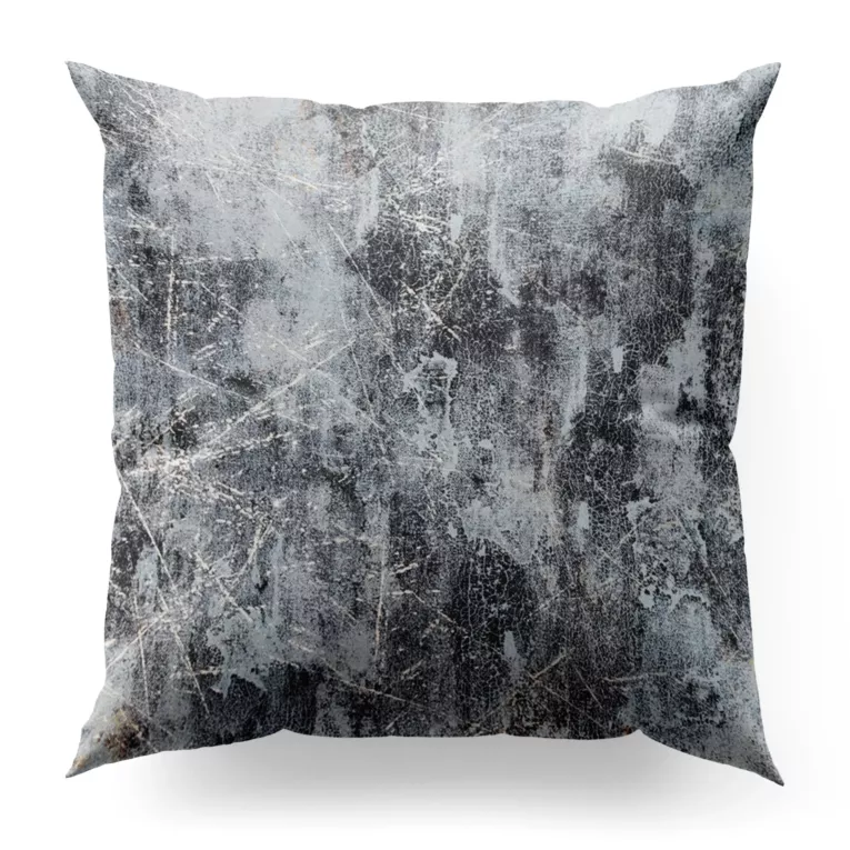 Poszewka szyta srebrno złota z welwetowej tkaniny z błyszczącym nadrukiem