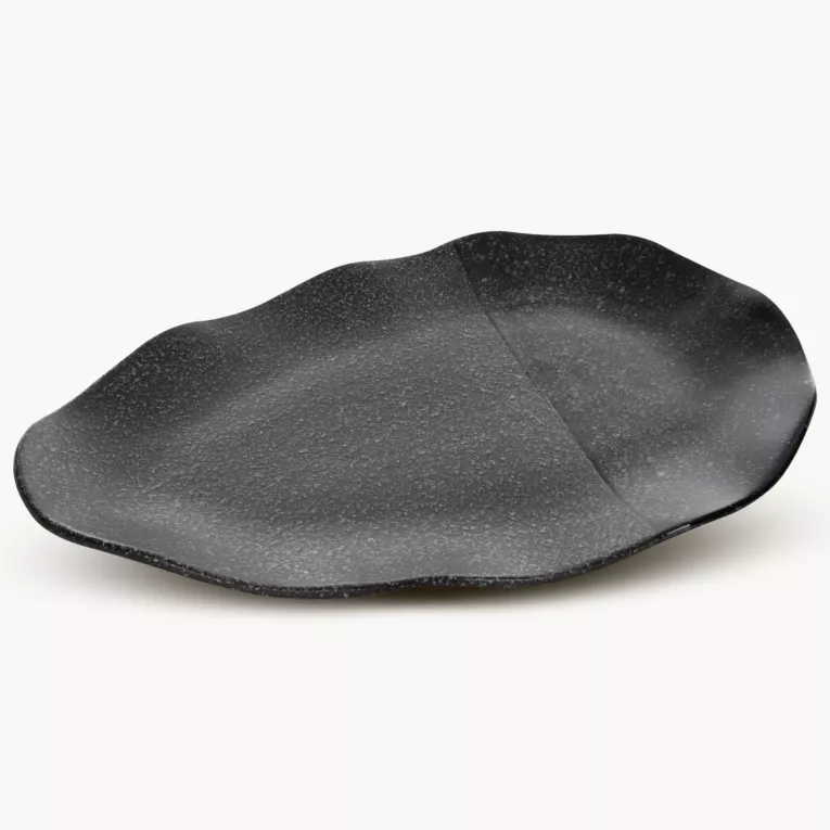 Patera dekoracyjna z glinki ceramicznej MANDI