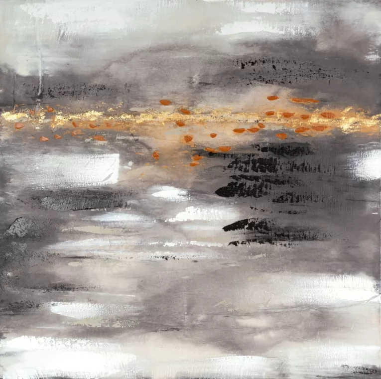 Obraz FLASH abstrakcyjny ręcznie malowany na płótnie