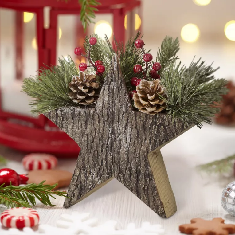 Świąteczny stroik MEG w stylu eko