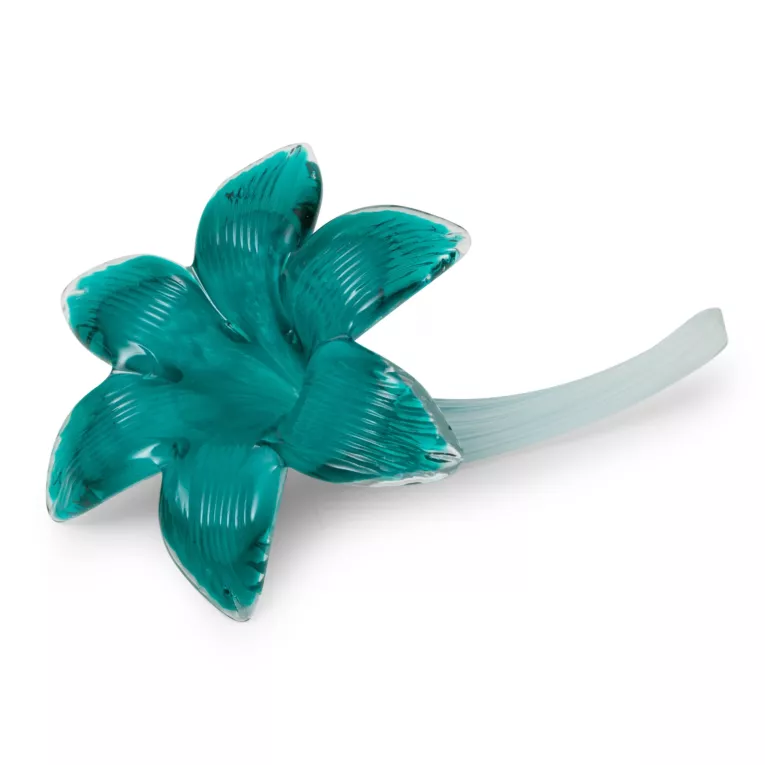 DAGI kwiat lilii - ręcznie wykonana figurka dekoracyjna ze szkła artystycznego