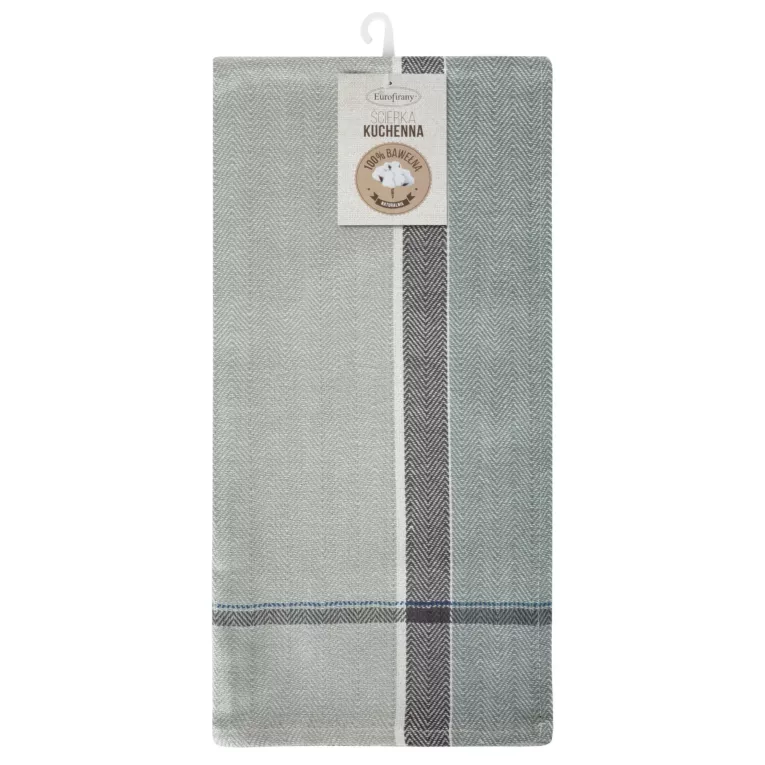 Ściereczka kuchenna 50x70 cm bawełniana kolor popielaty,jasnopopielaty i 200 g/m2 OLIVIA