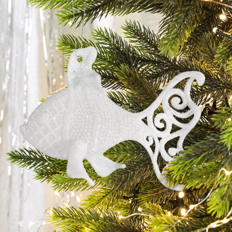 Ozdoba choinkowa - rybka z ażurowym ogonem