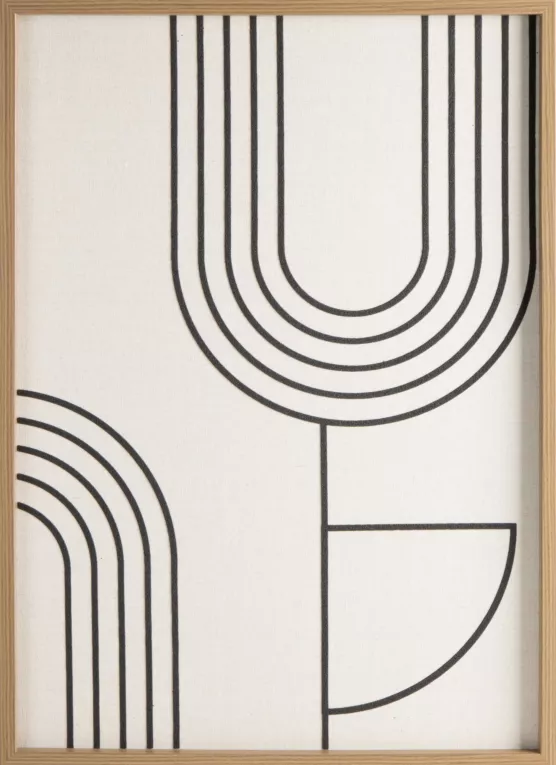 Obraz ABSTRAKCJA  w drewnianej ramie