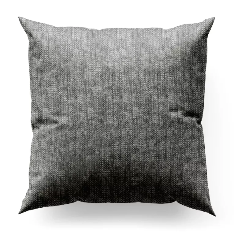 Poszewka szyta CANDY grafitowa z tkaniny z strukturalnym spolotem