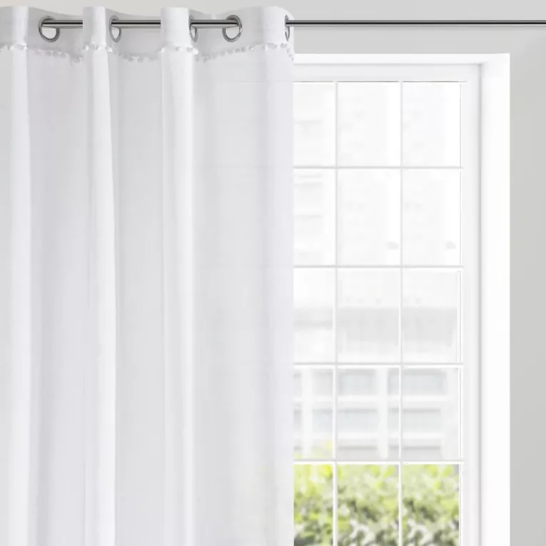 Firana gotowa TAMAY z pomponami