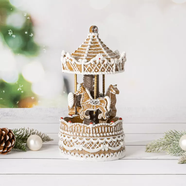 Figurka świąteczna KARUZELA  Z PIERNIKA