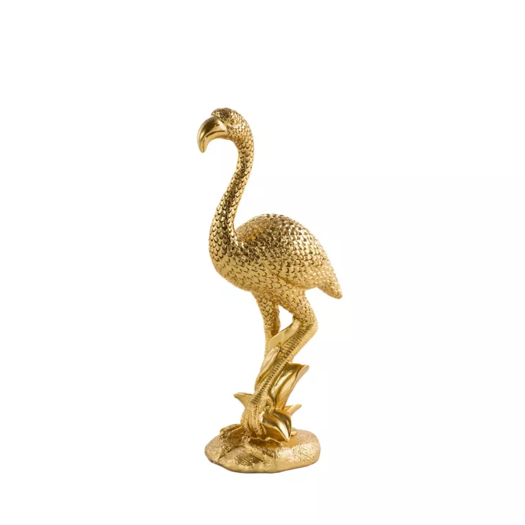 Flaming figurka dekoracyjna złota