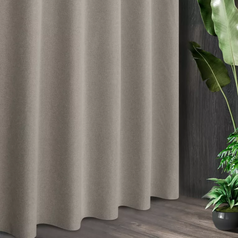 Tkanina zasłonowa zaciemniająca typu blackout, półmatowa