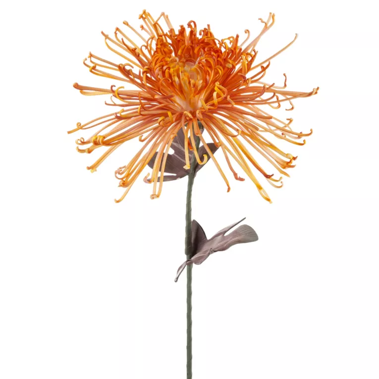 CHRYZANTEMA PIERZASTA kwiat dekoracyjny z plastycznej pianki foamiran