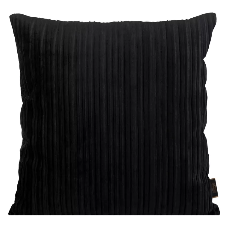 Poszewka welwetowa w prążki z efektem 3D