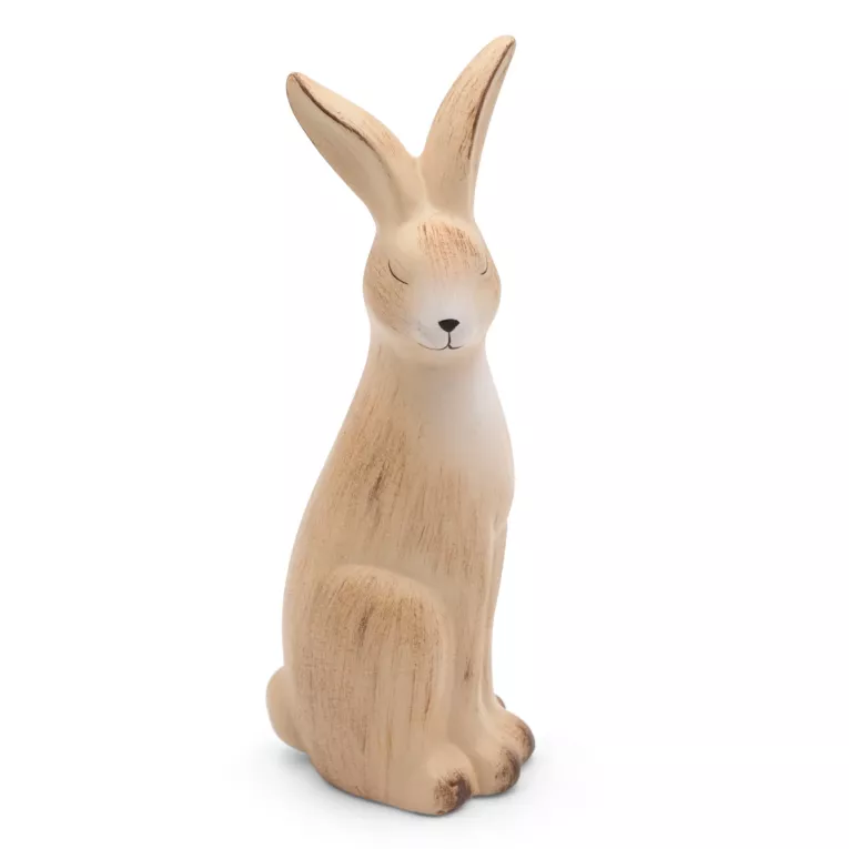 Figurka ceramiczna ZAJĄCZEK wielkanocny w stylu eko
