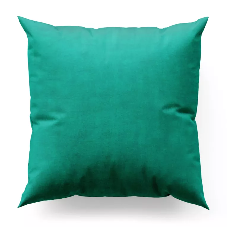 Poszewka szyta ENYA zielona z miękkiej półmatowej tkaniny welwetowej