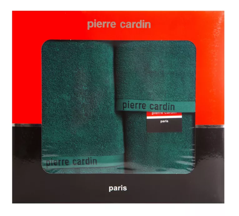 Zestaw ręczników bawełnianych na prezent 3 szt kolor turkusowy 430 g/m2 EVI Pierre Cardin