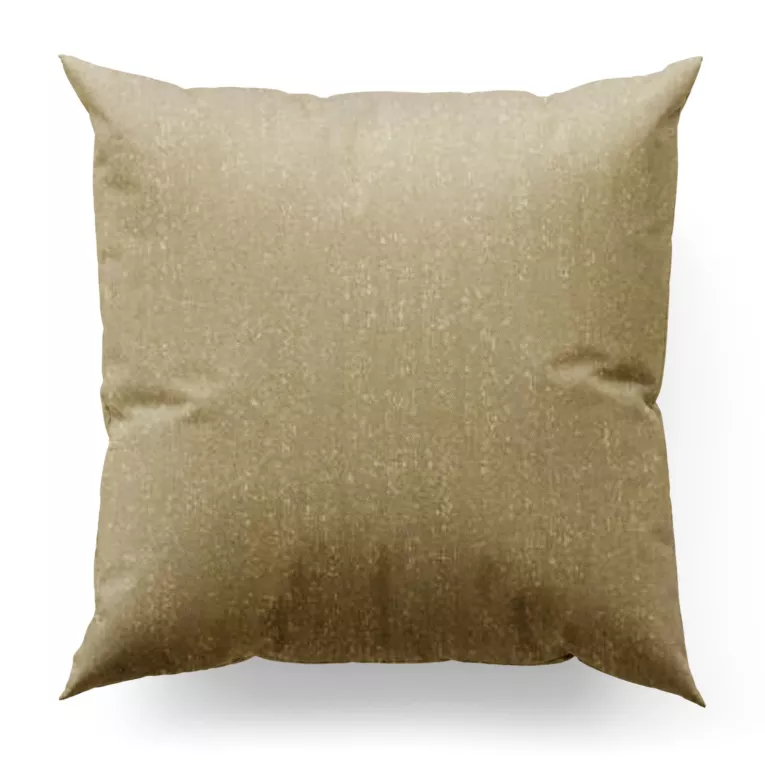 Poszewka szyta złota z lekko usztywnianej tkaniny z przecieranym wzorem