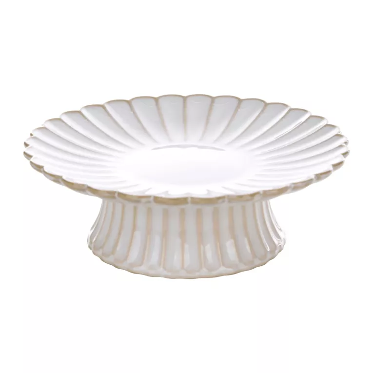 Patera dekoracyjna AVRIL z przecieranym wzorem w stylu eko