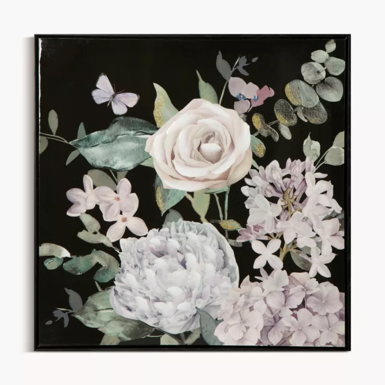 Obraz RAINFOREST nadruk w stylu romantycznym na płótnie z efektem lustrzanym