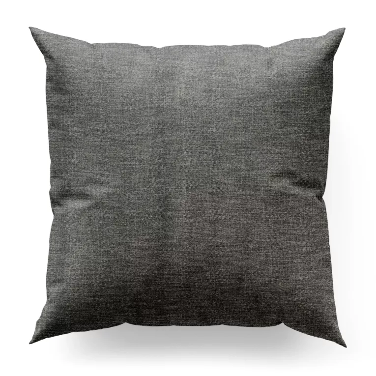 Poszewka szyta stalowa tkanina o naturalnym charakterze z efektem melanżu