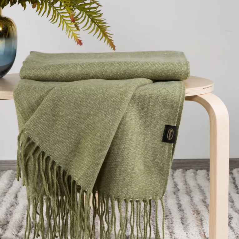 TERRA COLLECTION Koc MONTENEGRO z miękkiej tkaniny akrylowej z frędzlami
