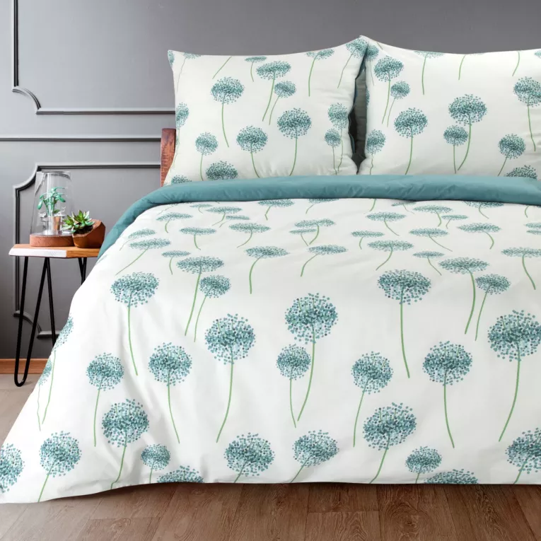 ELLA LINE Komplet pościeli z wysokogatunkowej bawełny z motywem dmuchawca