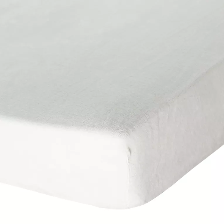 Prześcieradło polarowe z gumką 220x200 cm kolor kremowy 250 g/m2 FLANO