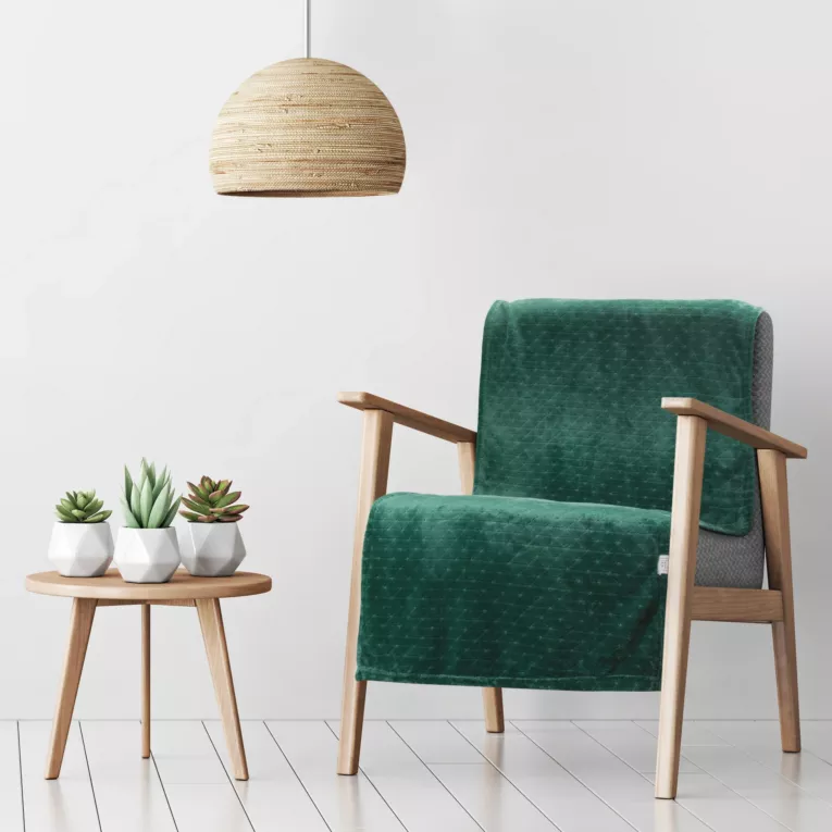 DESIGN 91 Koc CINDY 4 miękki i miły w dotyku z wytłaczanym wzorem