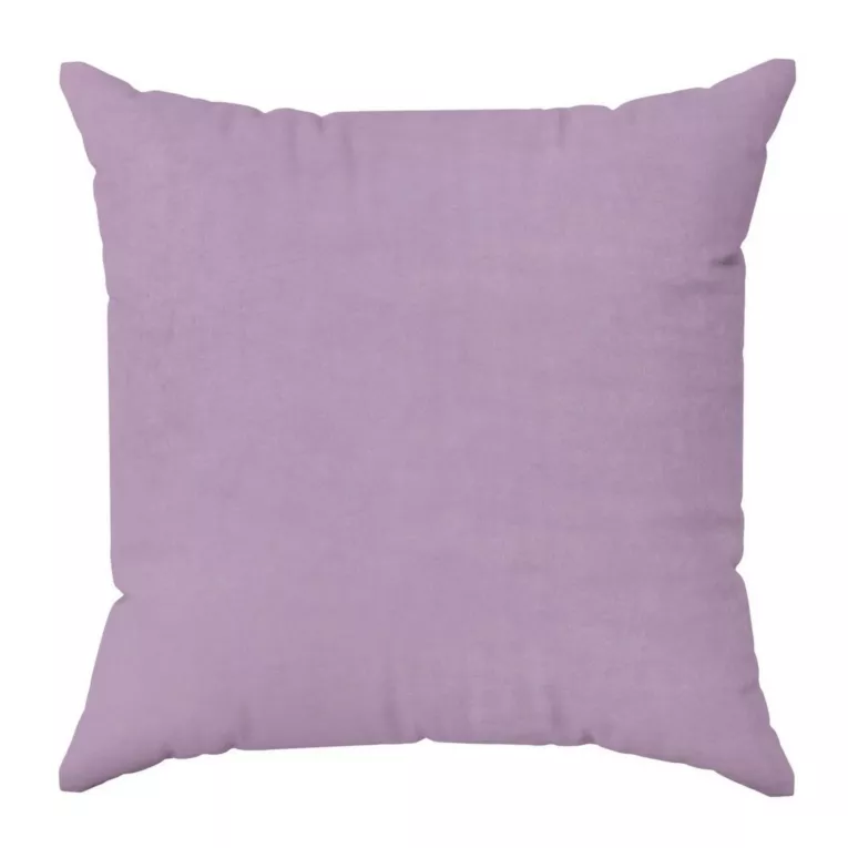 Poszewka szyta ENYA liliowa z miękkiej półmatowej tkaniny welwetowej