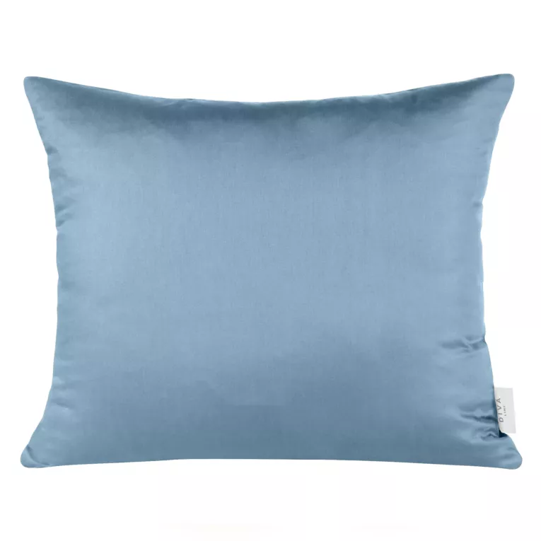 Poszewka na poduszkę 50x70 cm z satyny bawełnianej ciemnoniebieska DINA