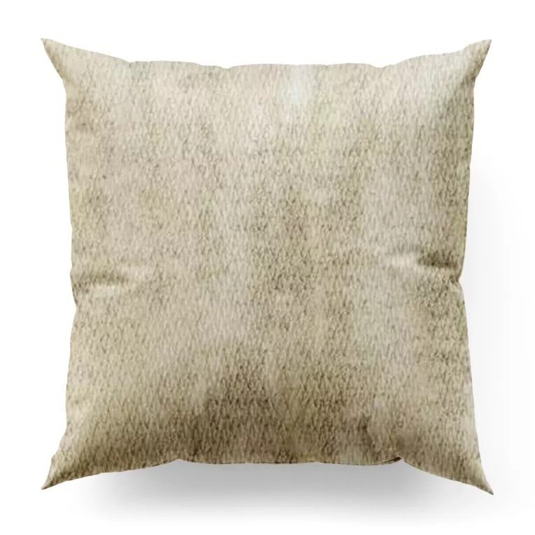 Poszewka szyta MATTEO złocisto czarna z grubotkanej nowoczesnej tkaniny z błyszczącym nadrukiem