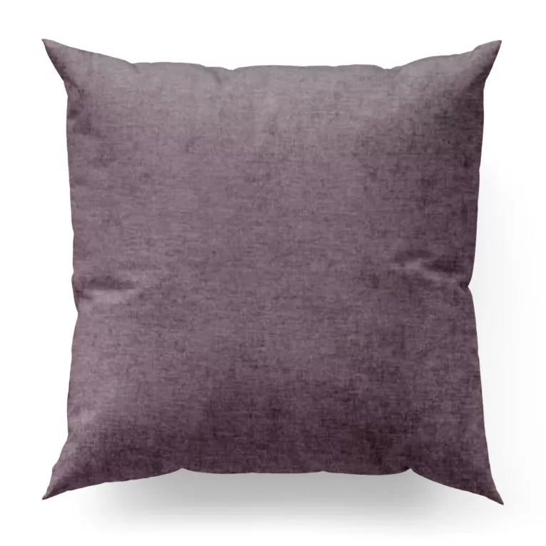 Poszewka szyta BRIANNA fioletowa miękka szenilowa o wyraźnym splocie i lekkim połysku
