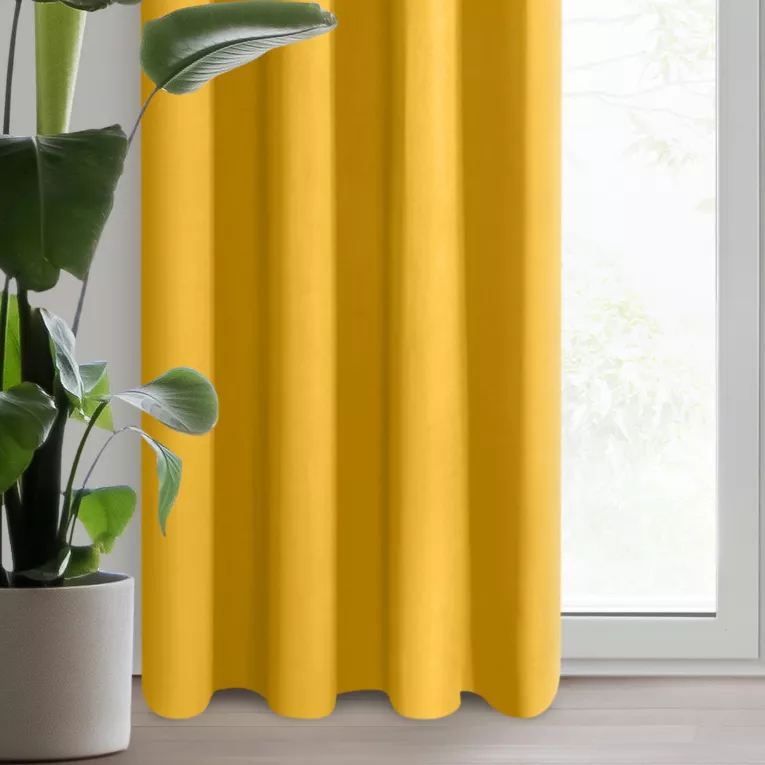 DESIGN 91 Zasłona PARISA z gładkiej tkaniny zaciemniającej typu BLACKOUT