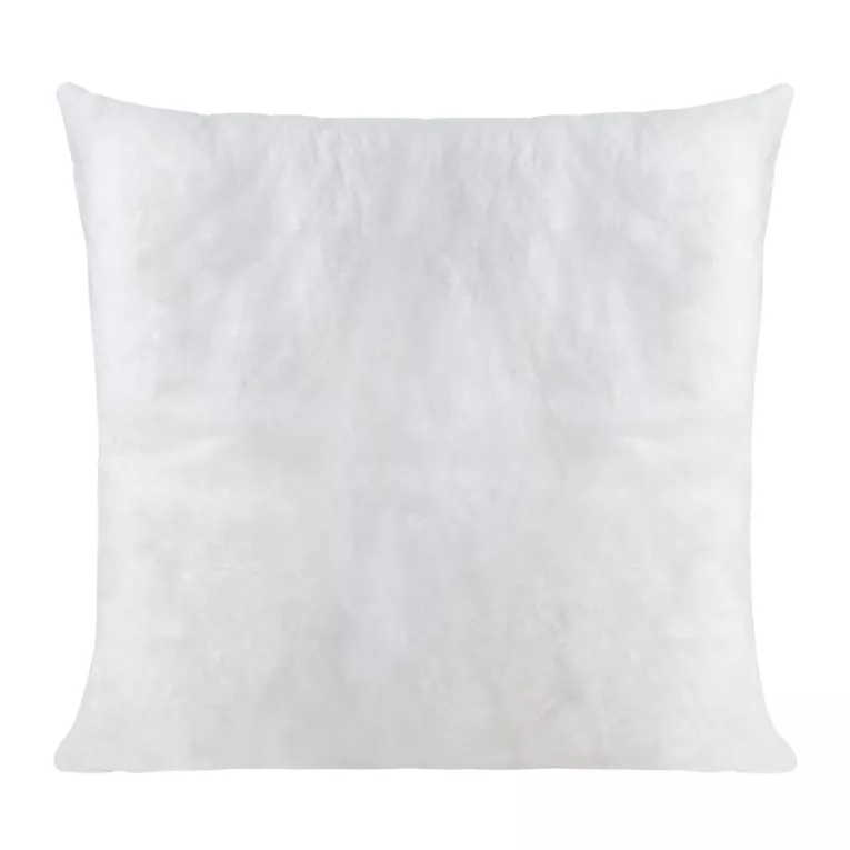 Wsad do poszewki dekoracyjnej pokryty flizeliną wypełniony włóknami z recyklingu