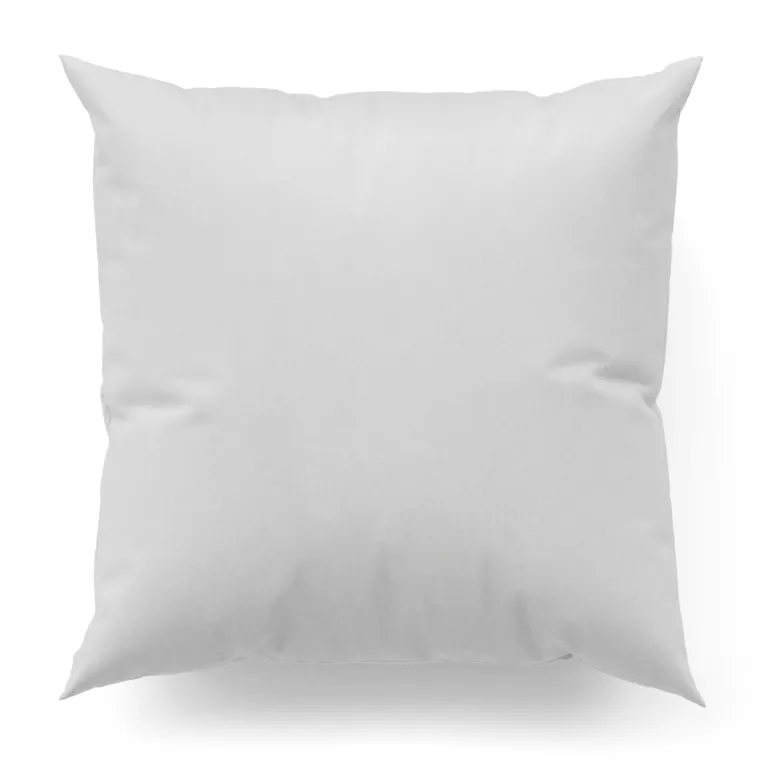 Poszewka szyta jasnosrebrna z szenilowej tkaniny