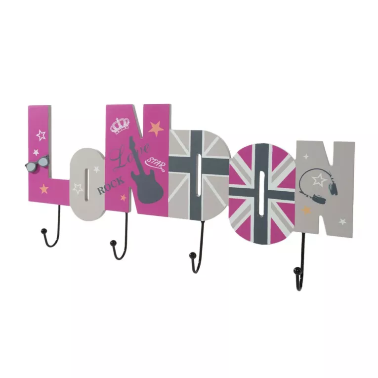 Dekoracyjny wieszak AVIS z motywem brytyjskiej flagi