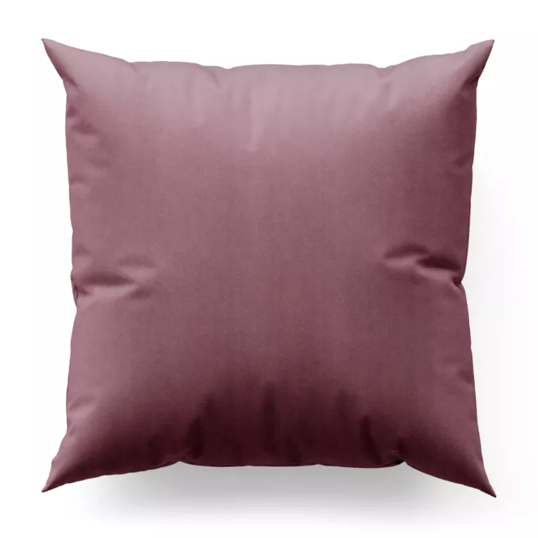 Poszewka szyta SAFARI wrzosowa z miękkiej welwetowej tkaniny z połyskiem