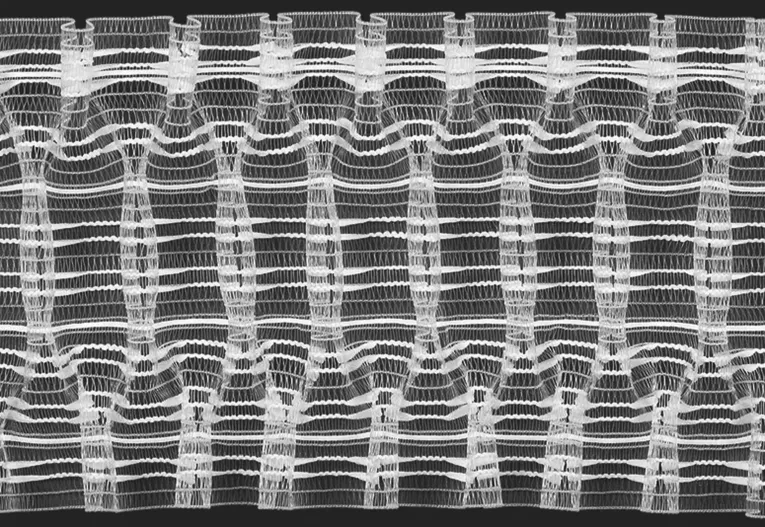 Taśma marszcząca SMOK do firan i zasłon, marszczenie 1:2,5