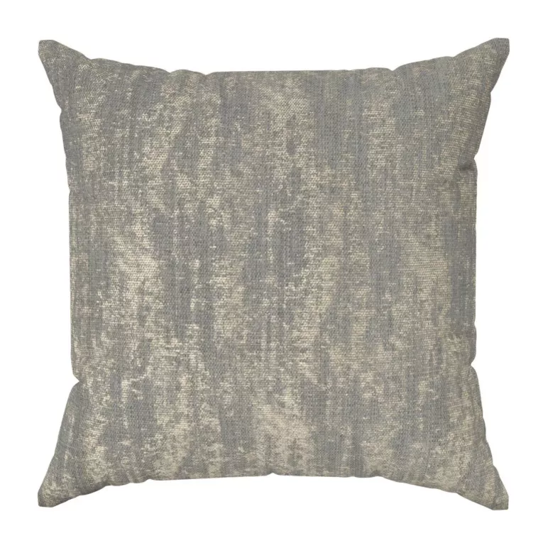 Poszewka szyta popielato złota z eleganckiej tkaniny o prostym splocie z połyskującym dodatkiem