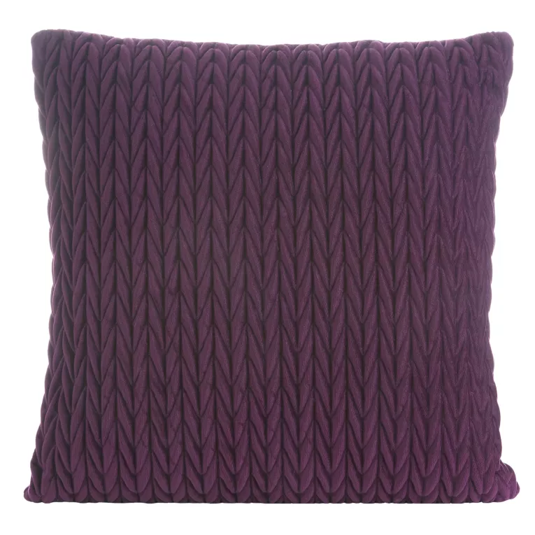 Poszewka welwetowa warkocze  z efektem 3D