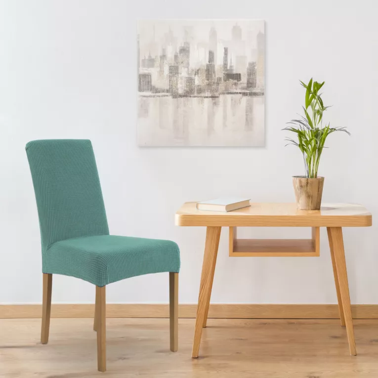 DESIGN 91 Pokrowiec na krzesło o strukturze kratki nie wchłaniający wilgoci