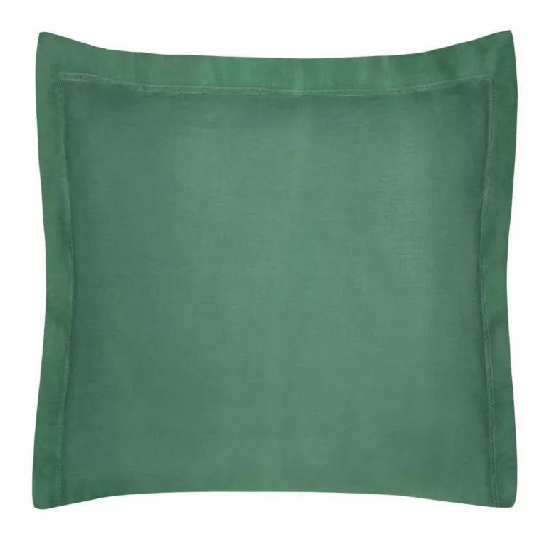 Poszewka na poduszkę 40x40 cm bawełniana butelkowa zieleń z satynowym połyskiem NOVA COLOUR