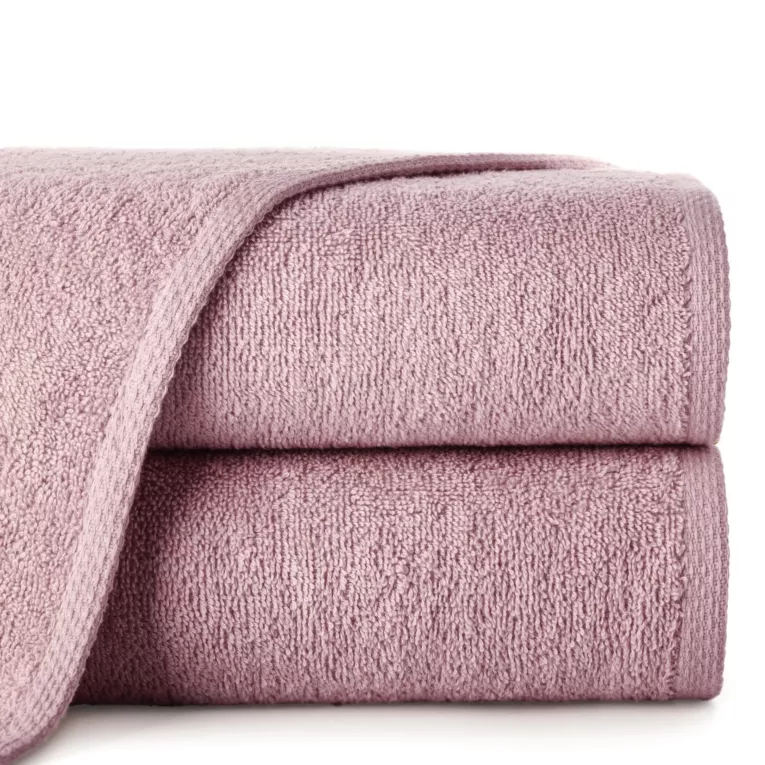 Ręcznik kąpielowy 50x90 cm bawełniany kolor jasnoróżowy 500 g/m2 GŁADKI 2