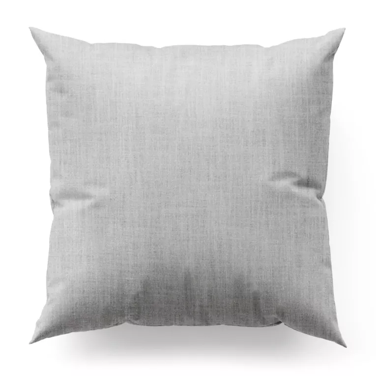 Poszewka szyta jasnosrebrno srebrzysta z tkaniny o luźnym splocie, z połyskliwym nadrukiem w stylu glamour Italissima Eva Minge