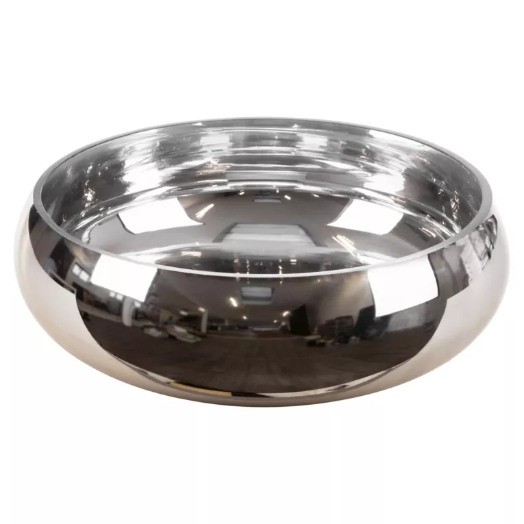 Misa ze szkła artystycznego srebrna