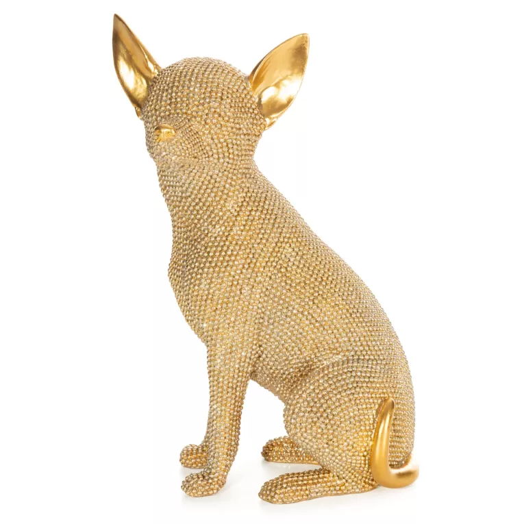 PIES - figurka dekoracyjna ELDO 2 o drobnym strukturalnym wzorze