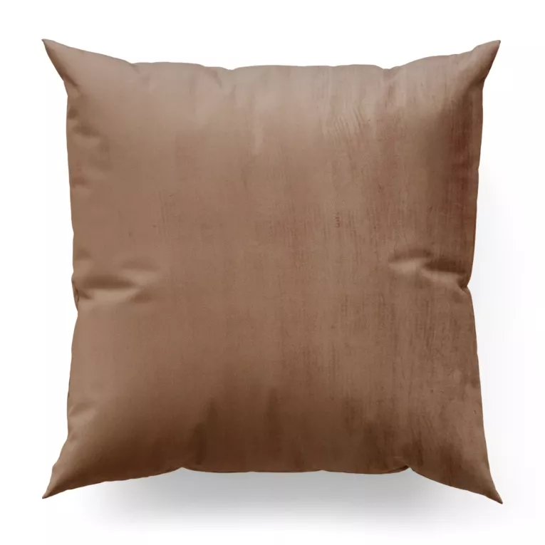 Poszewka szyta koralowa z miękkiej tkaniny welwetowej