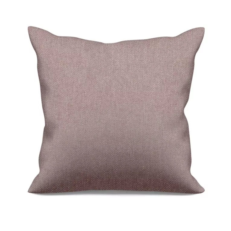 Poszewka szyta wrzosowa miękka, szenilowa tkanina o wyraźnym splocie i delikatnym połysku