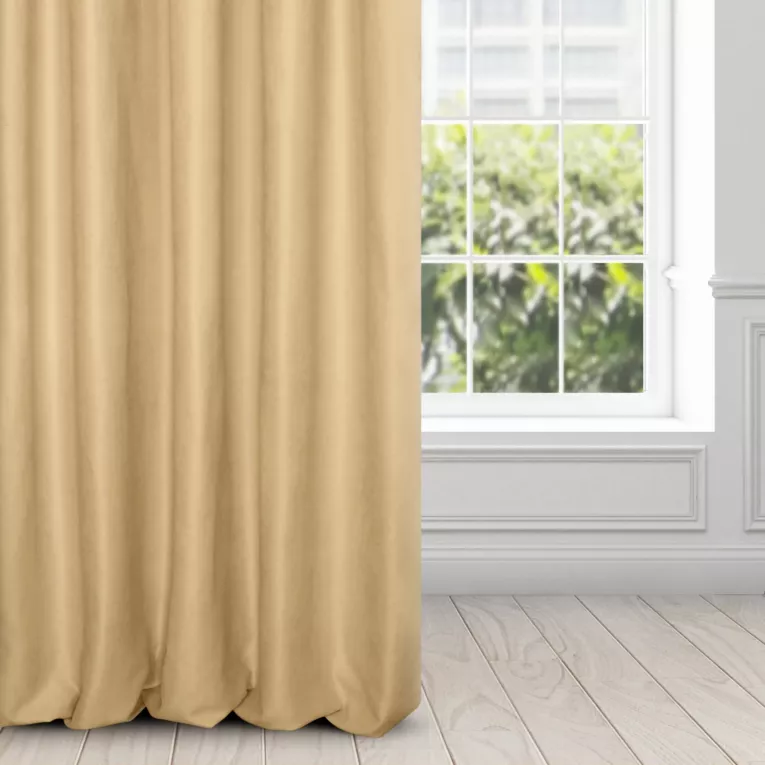 Zasłona ADELAIDE z miękkiej tkaniny o zamszowym chwycie i drobnym strukturalnym wzorze